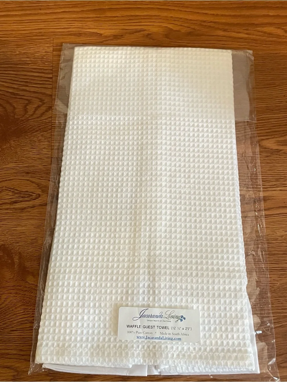 Jacaranda Living Guest Towel Ladder Lace Embroidered Botanical S. Africa New